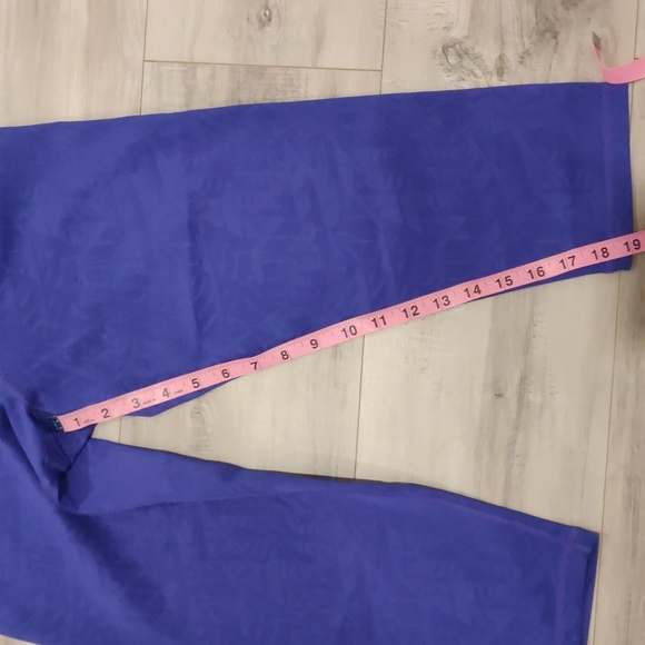 ADIDAS Purple Climalite Capri - Picture 6 of 7